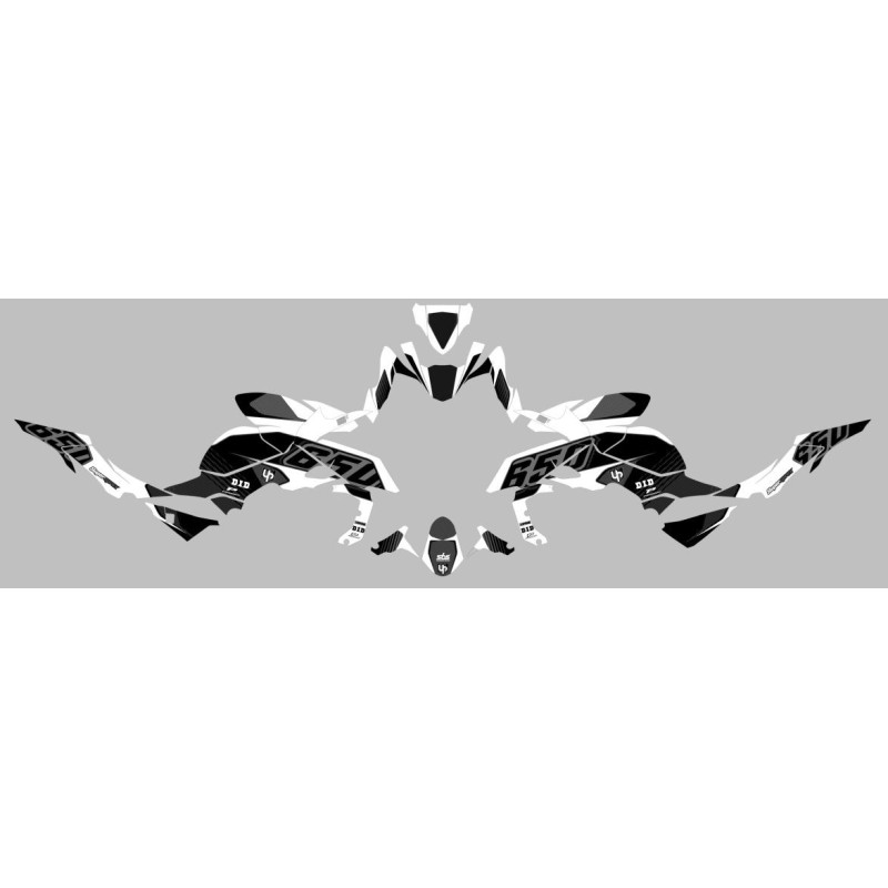 Kit Deco UP Maximize Negro-Blanco Kawasaki Z650